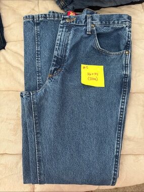 Wrangler Slim Men's Blue Denim Jeans